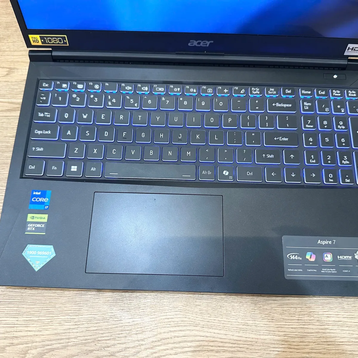 Acer Gaming Aspire 7 A715-59G-78WG I7-13620H/16GB/512GB/RTX3050 6GB/Win11_Đen