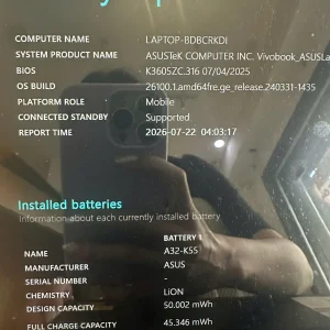 Asus Gaming Vivobook K3605ZC-RP629W I5-12500H/24/512GB RTX3050 4GB Đen Cũ