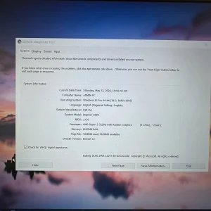 Dell Inspiron 3505 AMD Ryzen 3 3250U/8/256GB Đen Cũ