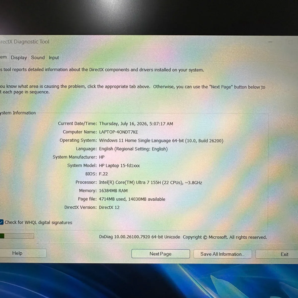 HP 15-fd1289TU Ultra 7-155H/AI/16GB/512GB/15.6"FHD/Win11 Bạc Cũ