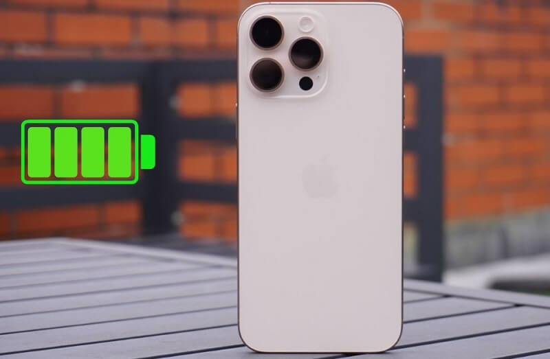 iPhone 16 Pro Max cũ sở hữu viên pin dung lượng 4.685 mAh