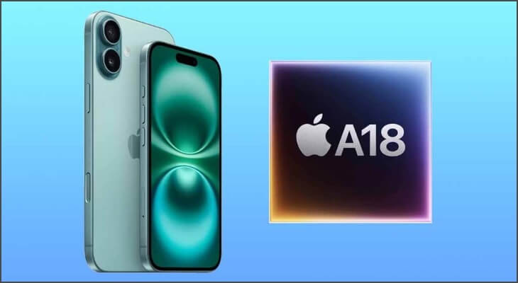 iPhone 16 sử dụng chip Apple A18 kết hợp RAM 8GB