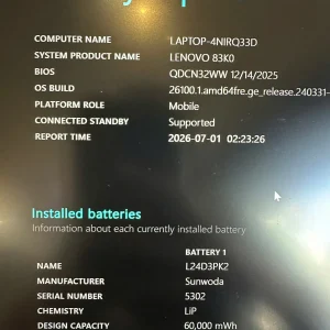 Lenovo IdeaPad Slim 3 14IRH10 I5-13420H/16GB/512GB/14" WUXGA/Win 11_Xám