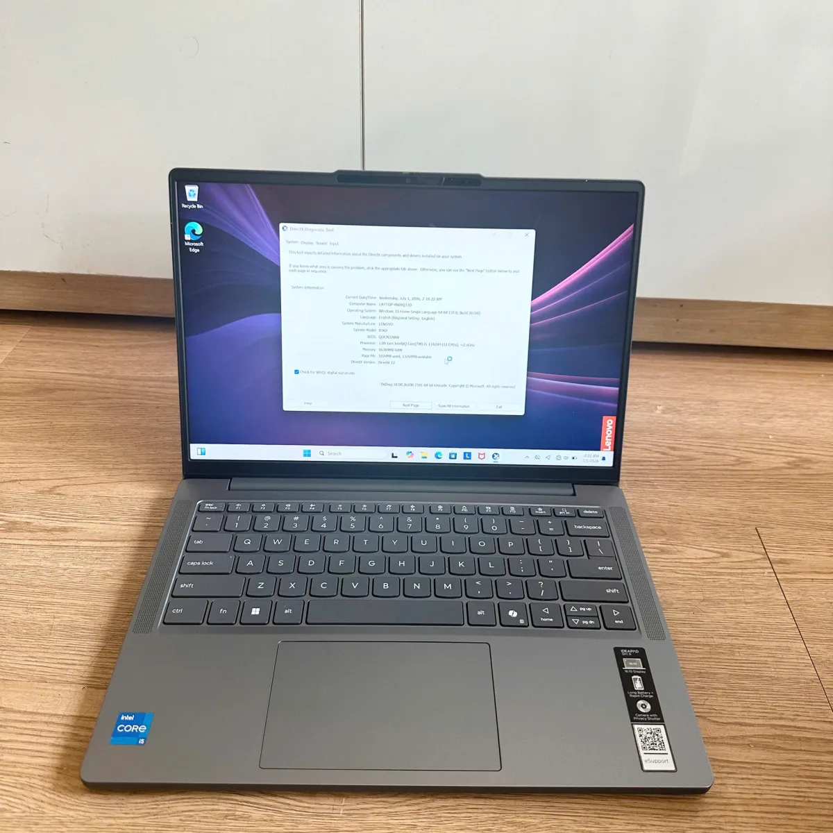 Lenovo IdeaPad Slim 3 14IRH10 I5-13420H/16GB/512GB/14" WUXGA/Win 11_Xám