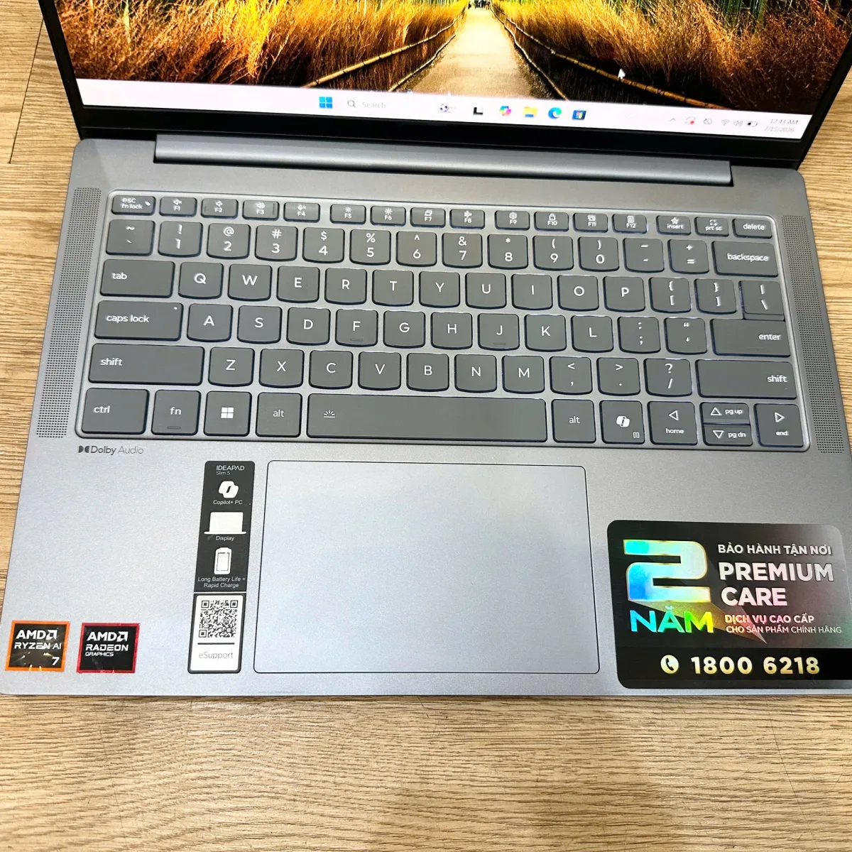 Lenovo IdeaPad Slim 5 OLED 15ARP10 R7 7735HS/32GB/512GB/15.1/Win 11_Xám Cũ đẹp