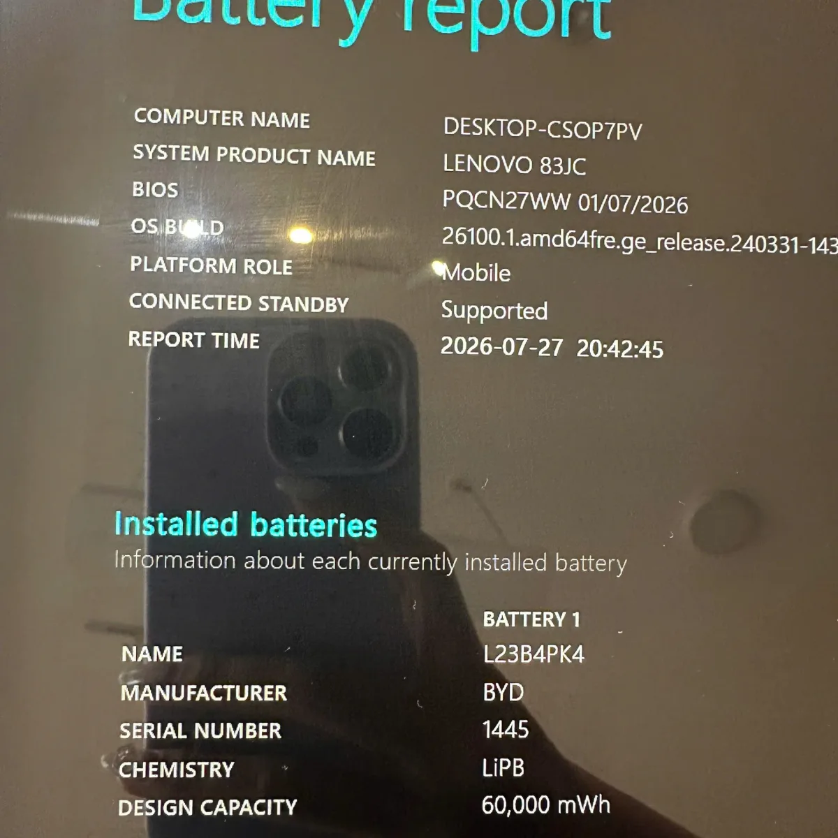 Lenovo LOQ 15ARP9 83JC00M3VN AMD R5-7235HS/16/1TB 15.6 FHD RTX3050 Xám Cũ