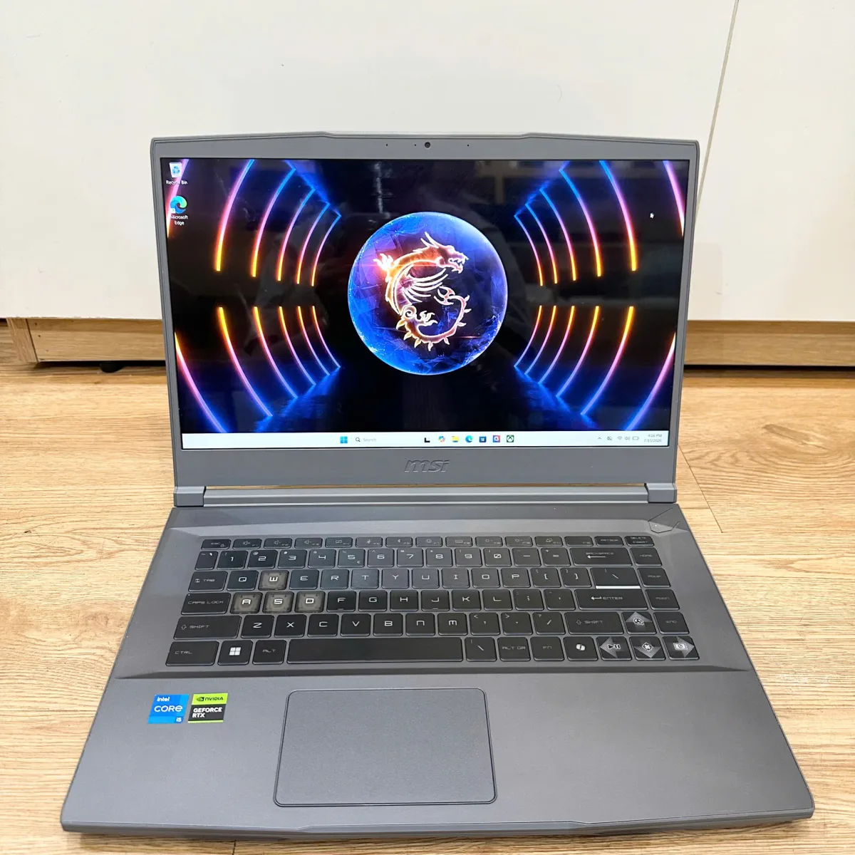 MSI Gaming Thin 15 B13UC-2081VN I5 13420H/16G/512G/15.6FHD/RTX3050 4G/W11 Xám Cũ