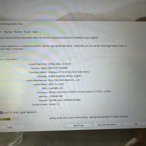 MSI GF63 Thin 10SC I5/1050H/16/512GB GTX1650 Đen Cũ