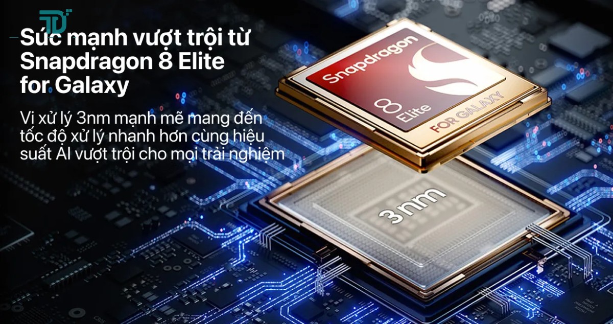 Chip Snapdragon 8 Elite for Galaxy trên Samsung Galaxy S25 Edge - TuanDigi