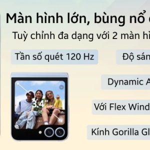 Màn hình Samsung Galaxy Z Flip6 gập 6.7 inch 120Hz - TuanDigi