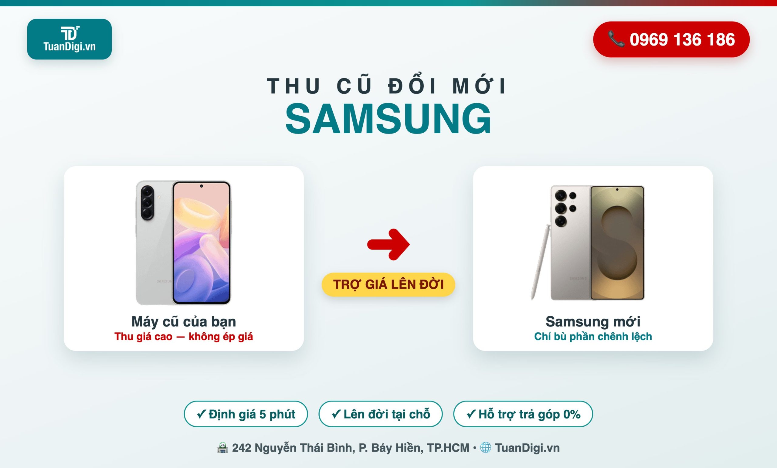 Thu cũ đổi mới Samsung tại TP.HCM - trợ giá lên đời - TuanDigi