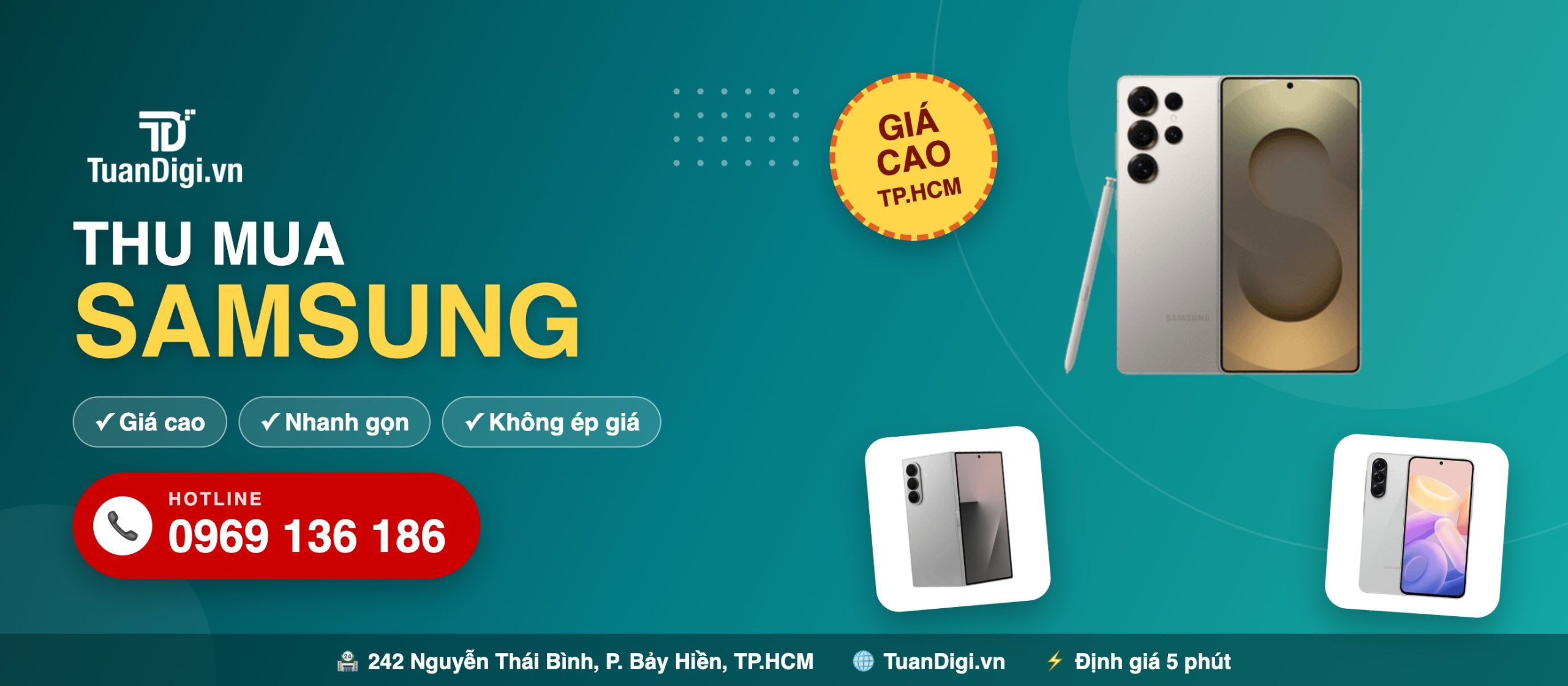 Thu mua điện thoại Samsung cũ giá cao tại TP.HCM
