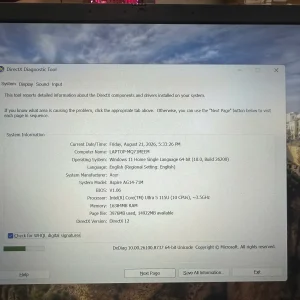 Acer Aspire Go 14 AI AG14-71M-52LH Ultra 5 115U/16GB/512GB/14" FHD+/Win11 Xám Cũ đẹp
