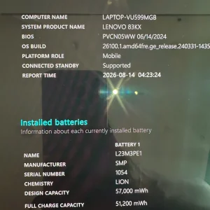 Lenovo IdeaPad 5 2-in-1 14IRH9 I5-13420H/16/512GB 14 Inch OLED/Win 11 Xám Cũ