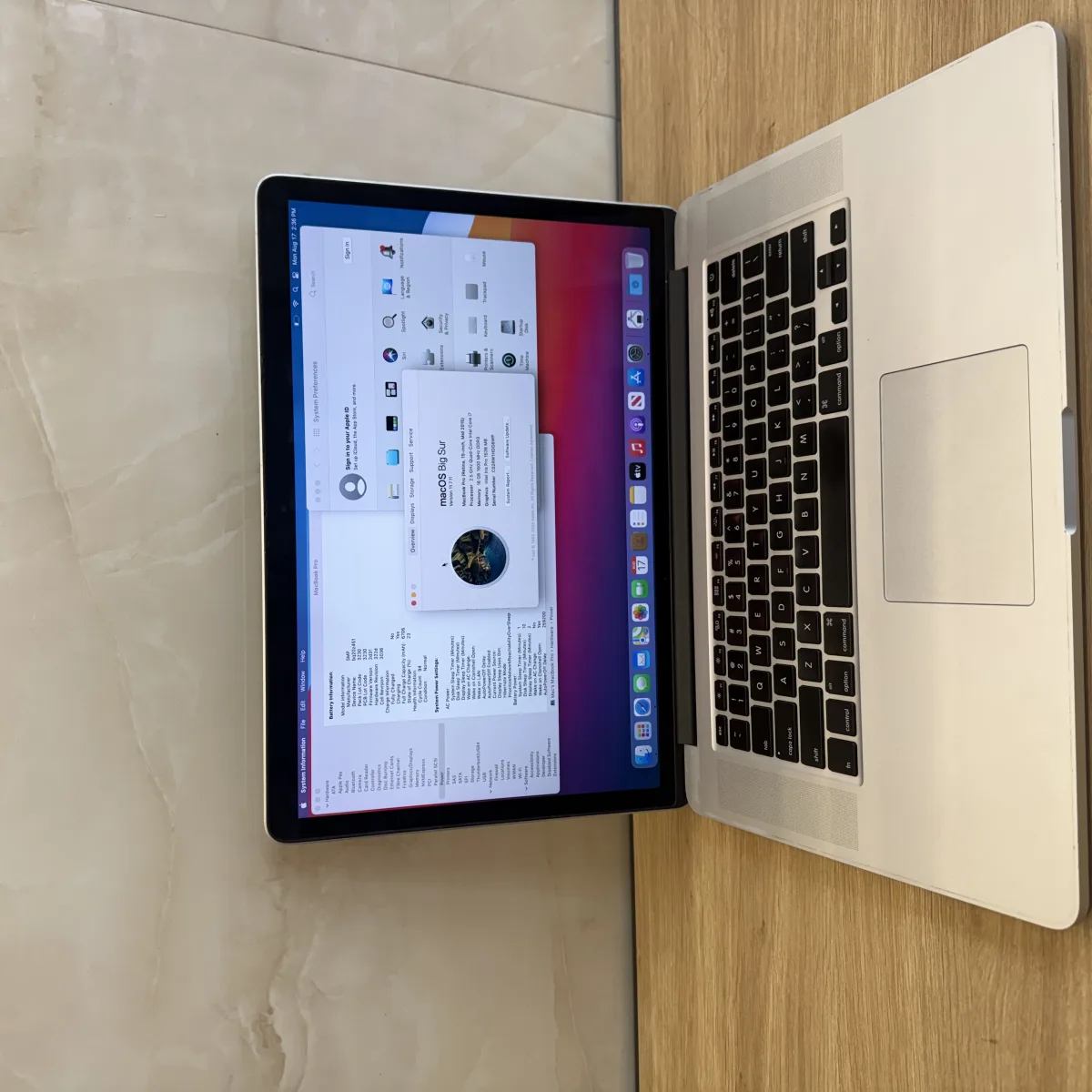 Macbook Pro 15 Inch 2015 I7/16/512 GB Cũ 97%