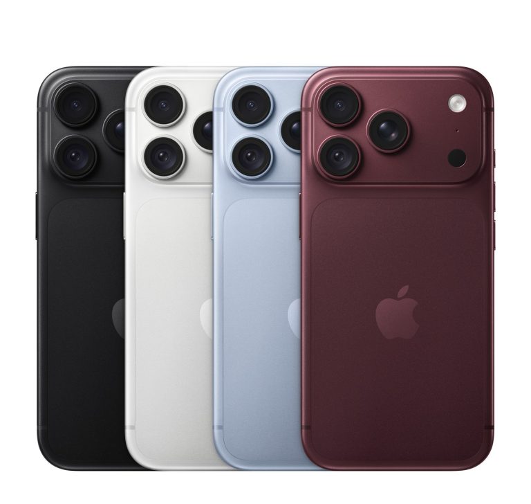 Mặt lưng iPhone 18 Pro và 18 Pro Max chung bốn màu Đen, Bạc, Băng Thanh và Đỏ Burgundy