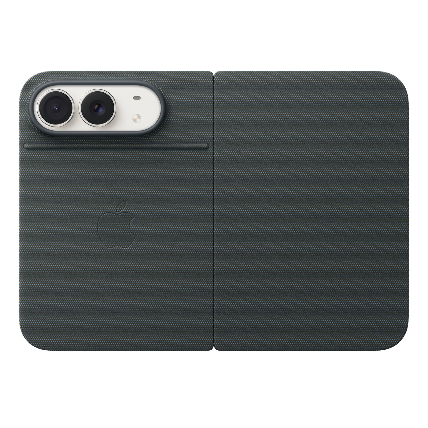 Mặt lưng ốp Folio iPhone Duo Xanh Navy, phần khuyết cụm camera Mặt lưng ốp Folio iPhone Duo Xanh Navy, phần khuyết cụm camera