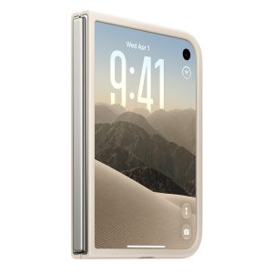Ốp Lưng iPhone Duo Be Cát nhìn nghiêng, thấy cạnh máy và bản lề Ốp Lưng iPhone Duo Be Cát nhìn nghiêng, thấy cạnh máy và bản lề