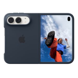 Ốp Lưng iPhone Duo Xanh Navy khi gập, nhìn mặt lưng và màn hình ngoài Ốp Lưng iPhone Duo Xanh Navy khi gập, nhìn mặt lưng và màn hình ngoài